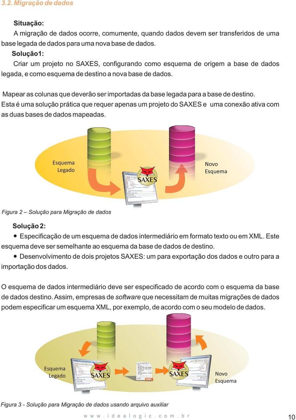 Mapear as colunas que deverão ser importadas da base legada para a base de destino.