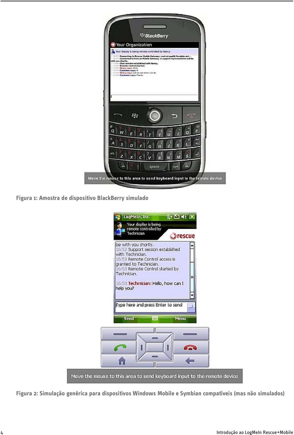 dispositivos Windows Mobile e Symbian