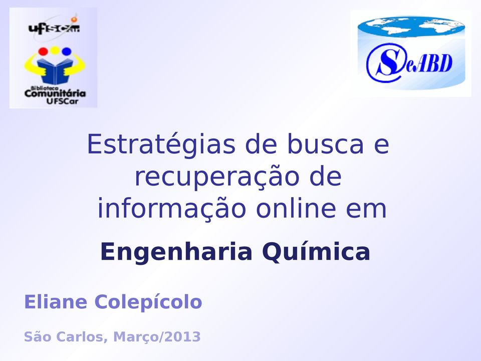 online em Engenharia Química