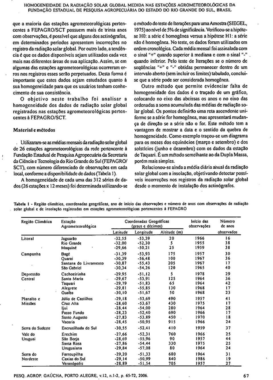 Pr utr lad, a tndência é qu s dads dispnívis sjam utilizads cada vz mais nas difrnts áras d sua aplicaçã. Assim, s m algumas das staçõs agrmtrlógicas crrram rrs ns rgistrs sss srã prptuads.