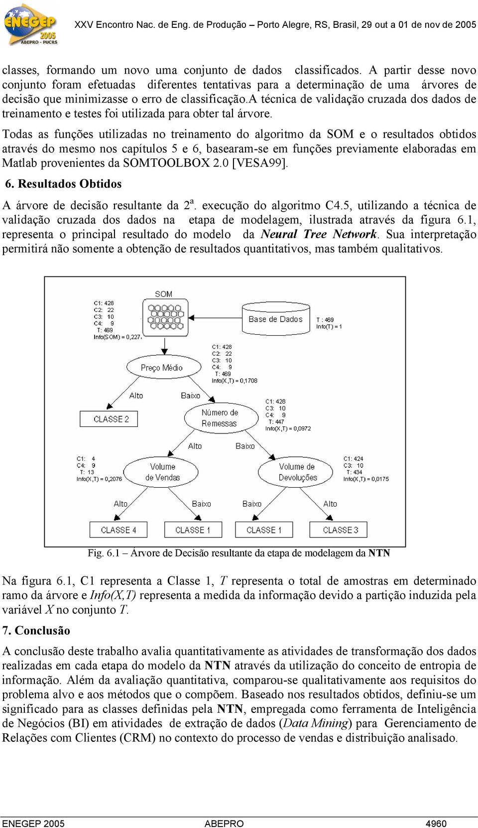 a técnica de validação cruzada dos dados de treinamento e testes foi utilizada para obter tal árvore.