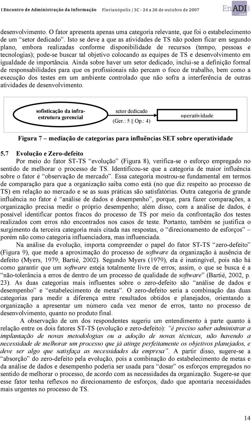 as equipes de TS e desenvolvimento em igualdade de importância.