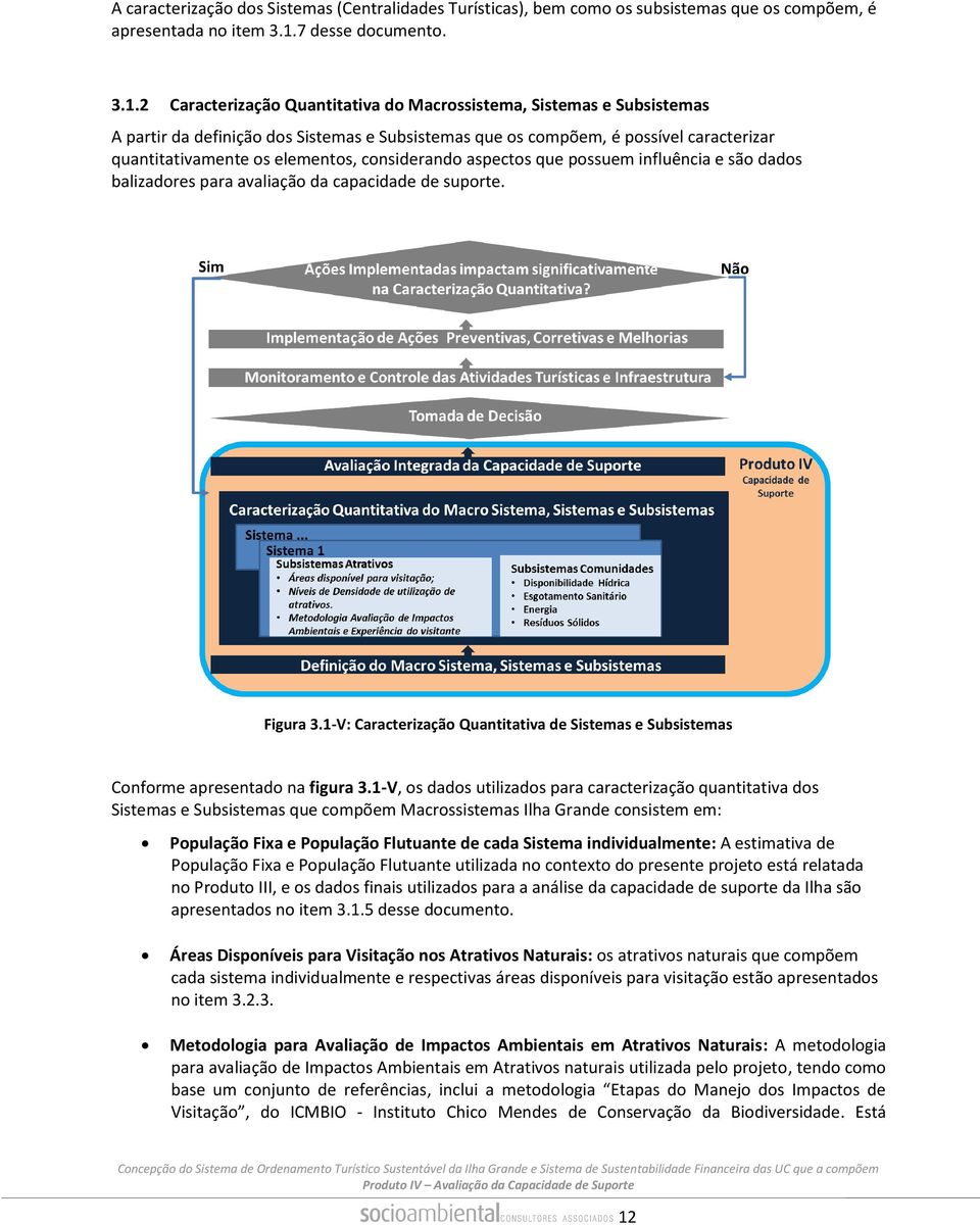 2 Caracterização Quantitativa do Macrossistema, Sistemas e Subsistemas A partir da definição dos Sistemas e Subsistemas que os compõem, é possível caracterizar quantitativamente os elementos,