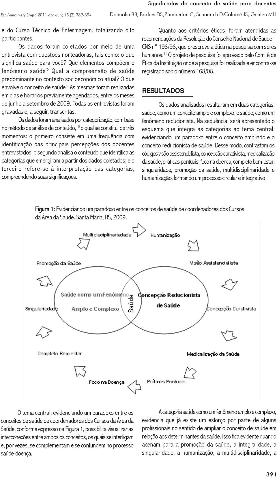 As mesmas foram realizadas em dias e horários previamente agendados, entre os meses de junho a setembro de 2009. Todas as entrevistas foram gravadas e, a seguir, transcritas.