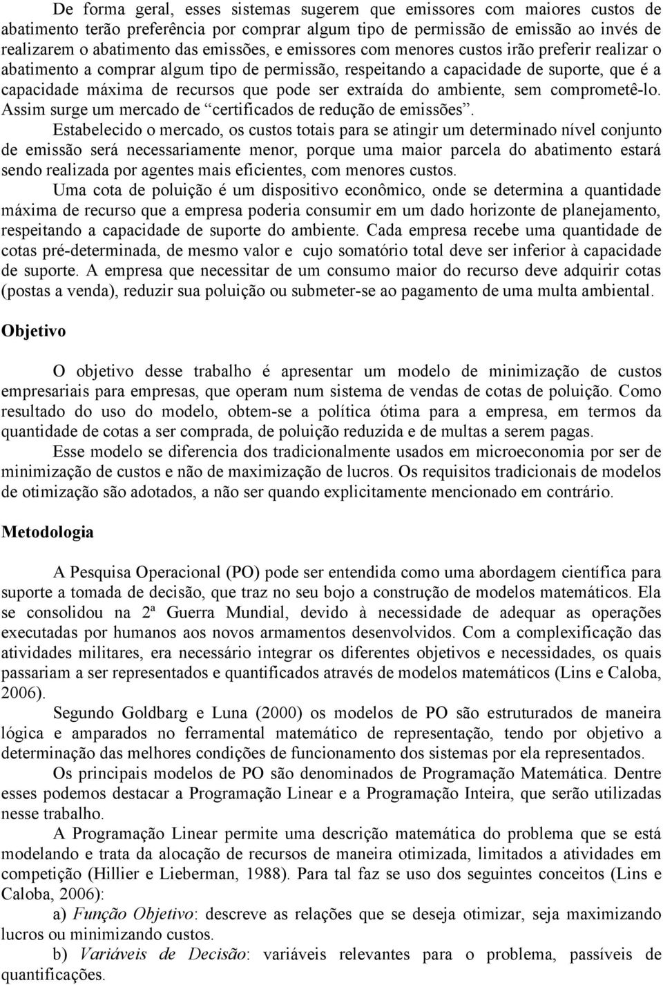 Assm suge um mecado de cetfcados de edução de emssões.