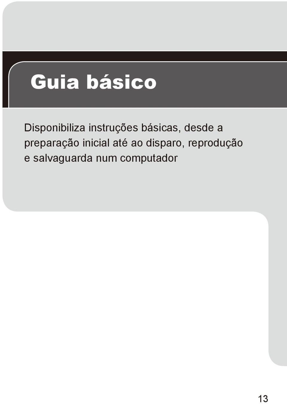 preparação inicial até ao