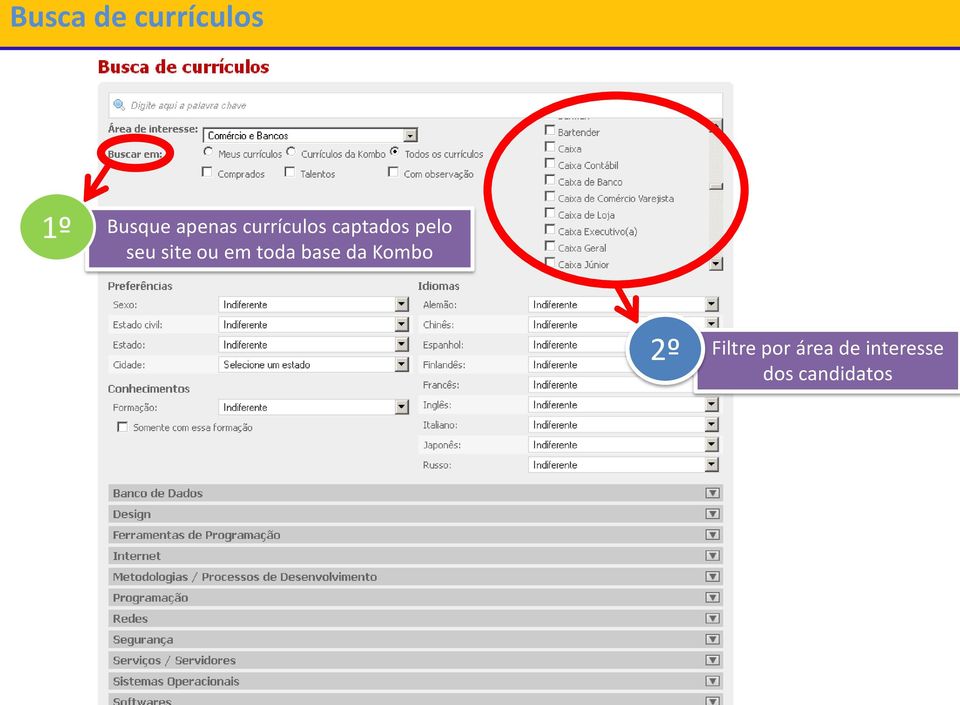 ou em toda base da Kombo 2º Filtre