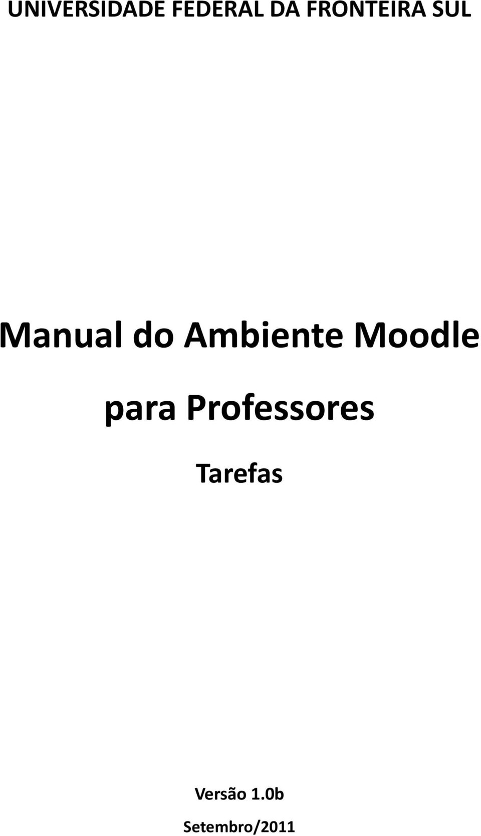 Ambiente Moodle para