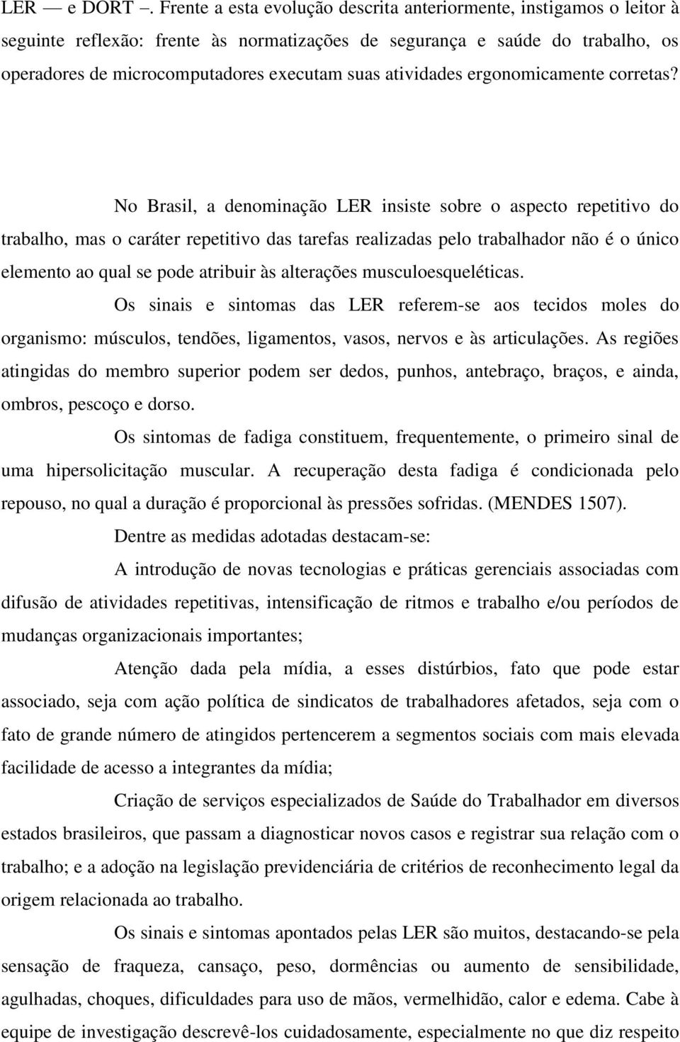 atividades ergonomicamente corretas?