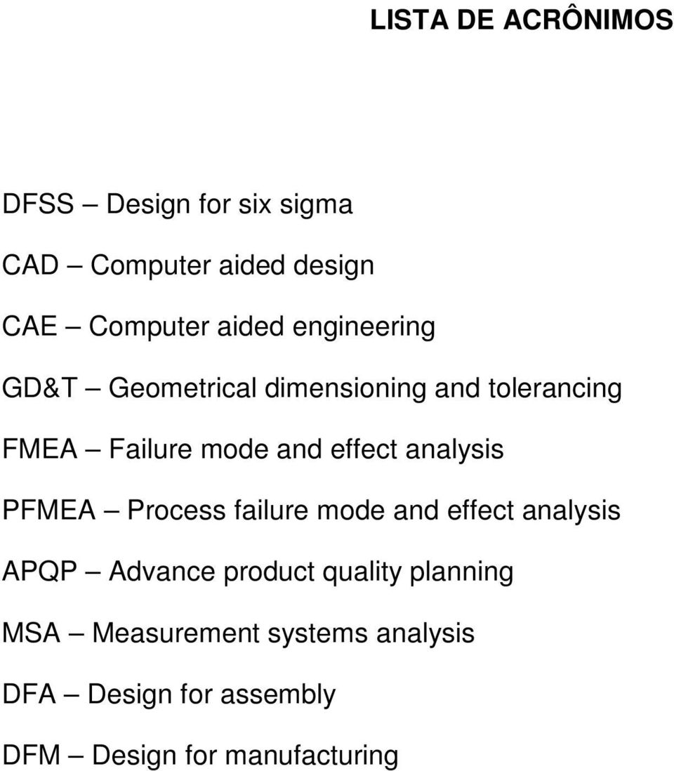 effect analysis PFMEA Process failure mode and effect analysis APQP Advance product