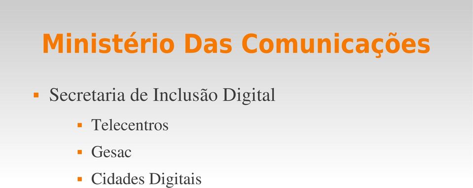 de Inclusão Digital