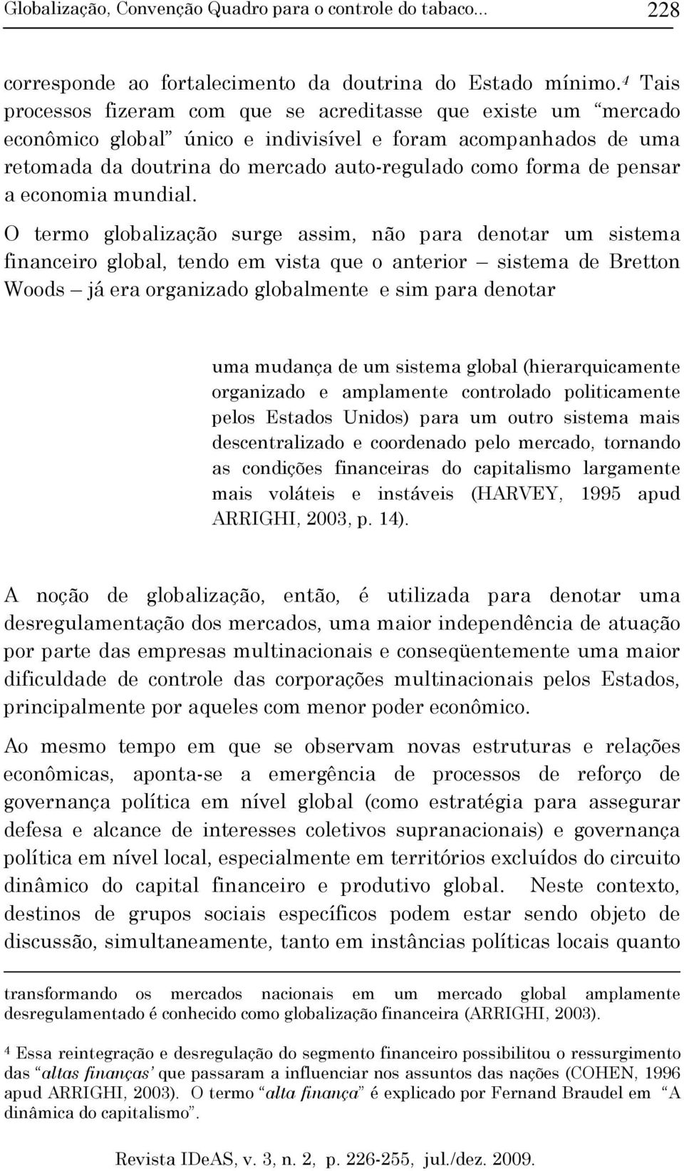 pensar a economia mundial.