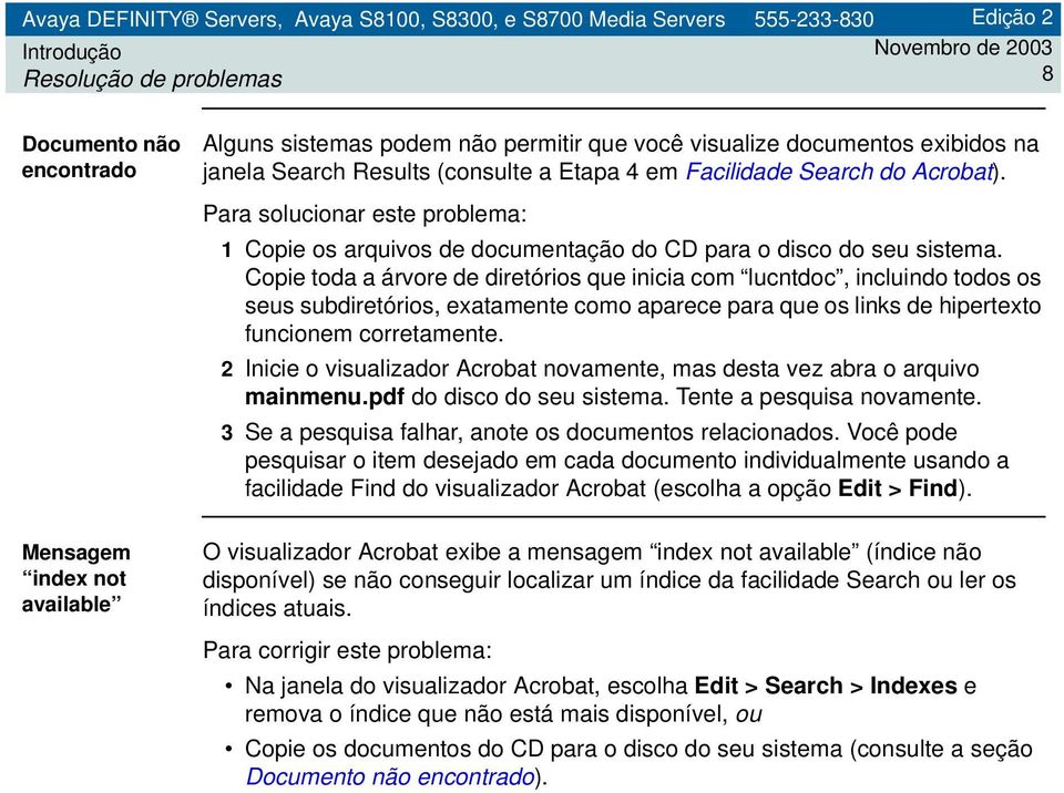 Copie toda a árvore de diretórios que inicia com lucntdoc, incluindo todos os seus subdiretórios, exatamente como aparece para que os links de hipertexto funcionem corretamente.