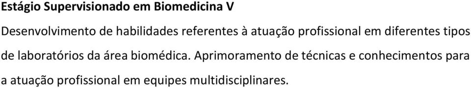 tipos de laboratórios da área biomédica.