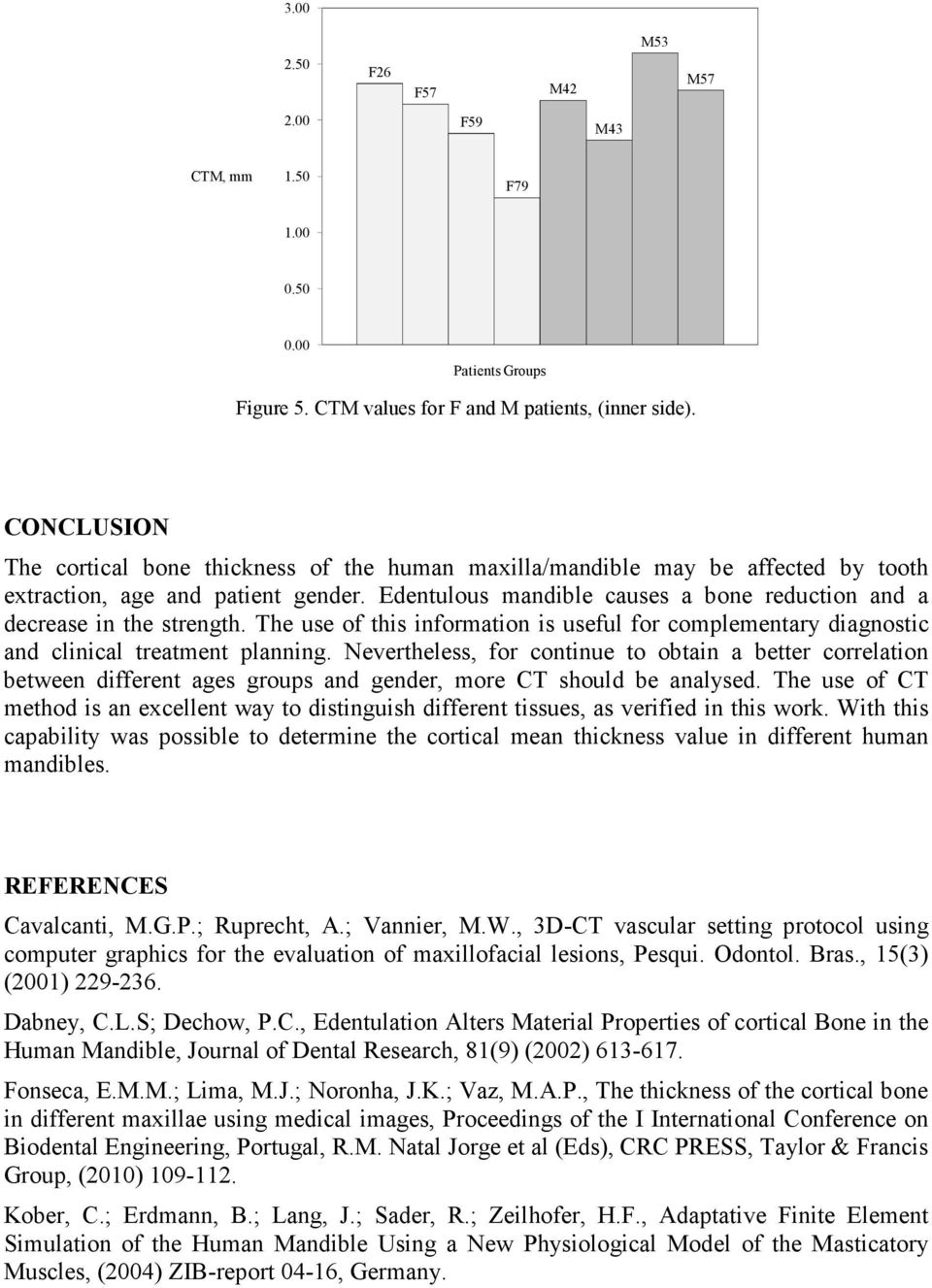 Edentulous mandible causes a bone reduction and a decrease in the strength. The use of this information is useful for complementary diagnostic and clinical treatment planning.