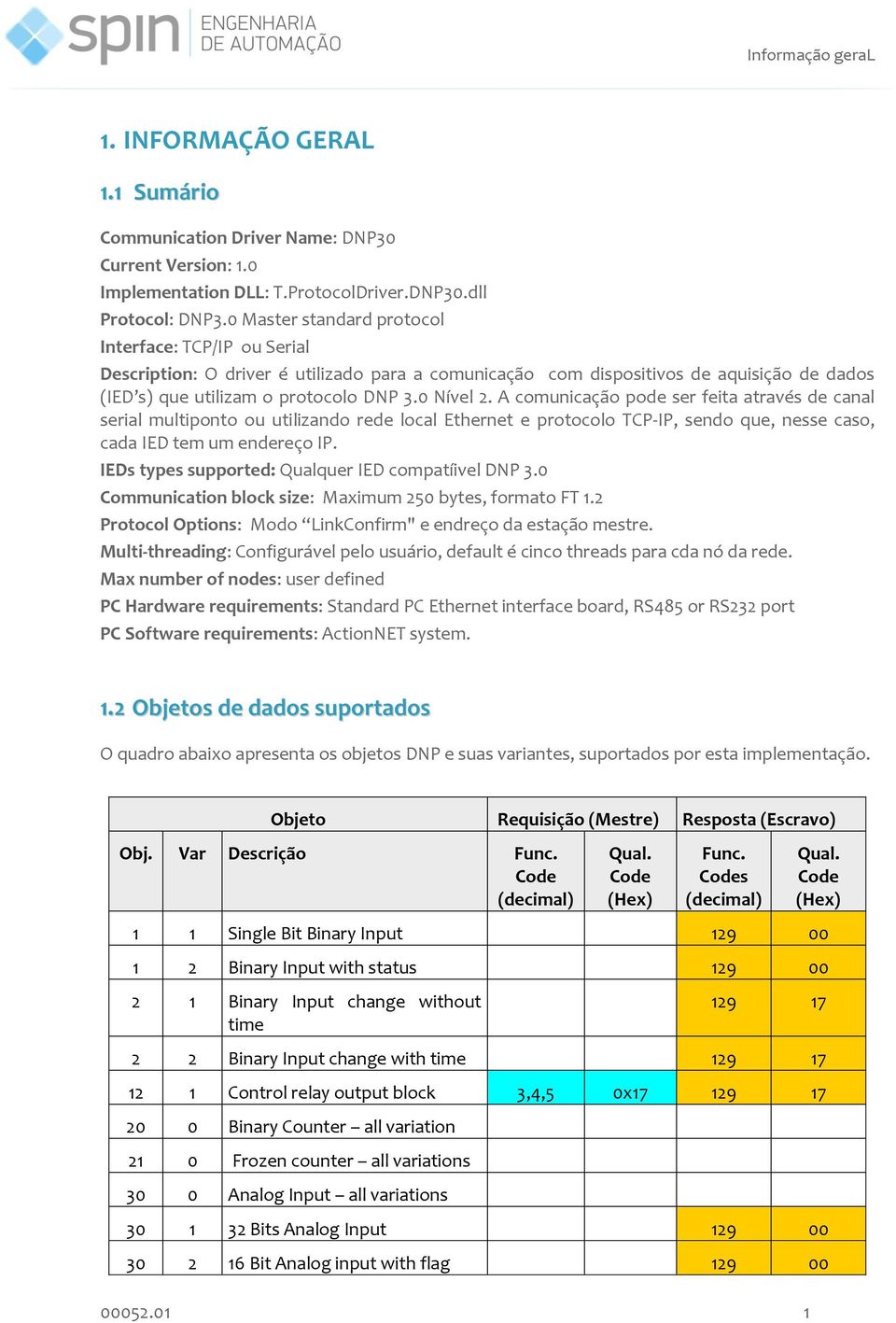 A comunicação pode ser feita através de canal serial multiponto ou utilizando rede local Ethernet e protocolo TCP-IP, sendo que, nesse caso, cada IED tem um endereço IP.