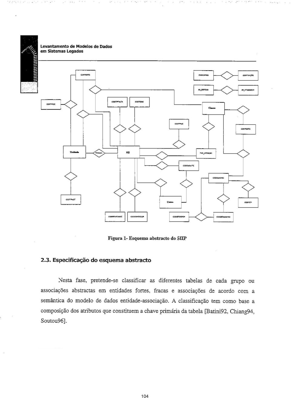 fortes, fracas e associajes de acordo com a semtica do modelo de dados entidade-associao.