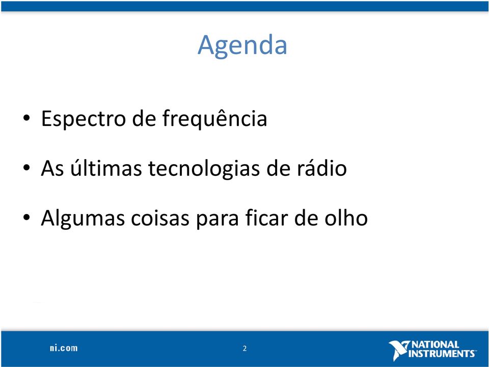 tecnologias de rádio