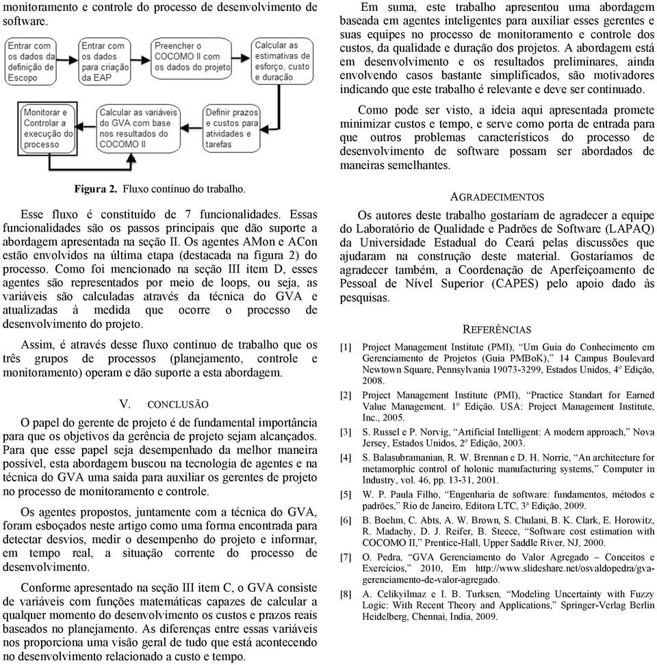 Como foi mencionado na seção III item D, esses agentes são representados por meio de loops, ou seja, as variáveis são calculadas através da técnica do GVA e atualizadas à medida que ocorre o processo