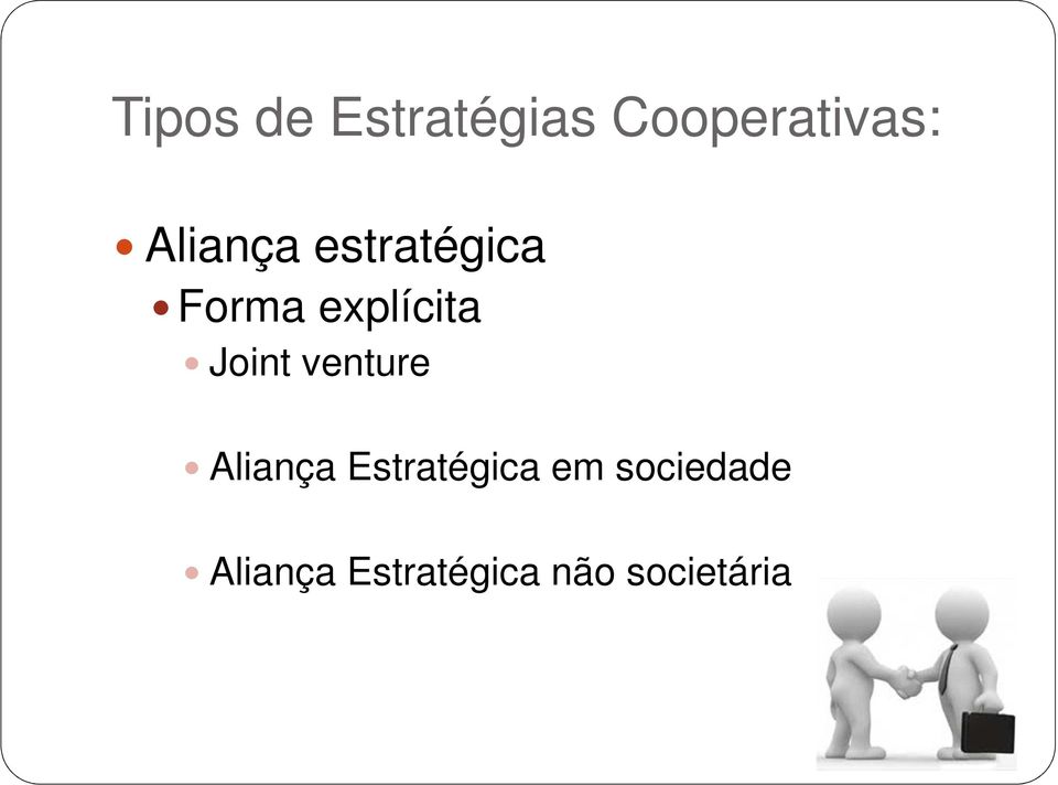 Joint venture Aliança Estratégica em