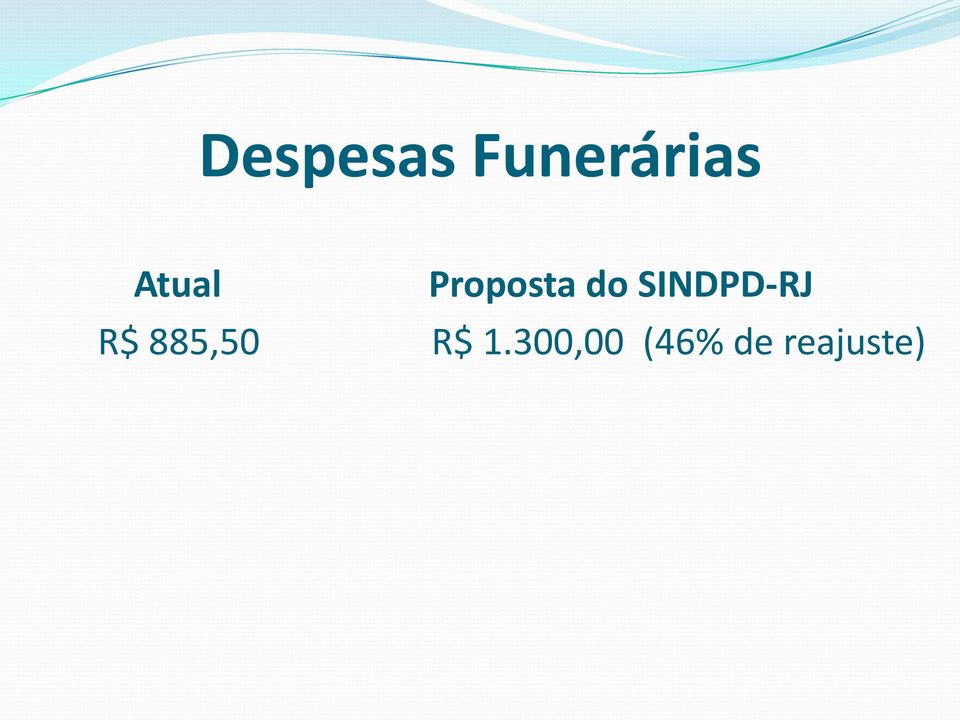 SINDPD-RJ R$ 885,50