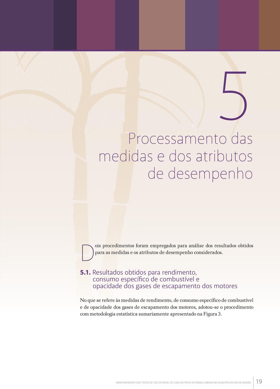 Resultados obtidos para rendimento, consumo específico de combustível e opacidade dos gases de escapamento dos motores No que se refere às medidas de rendimento,