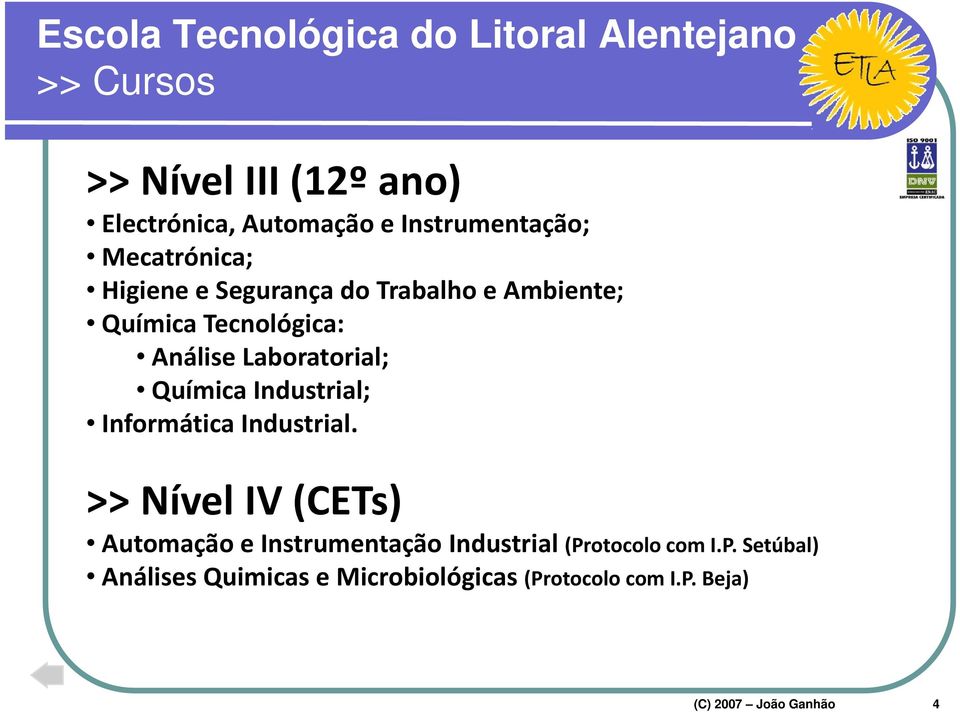 Informática Industrial.