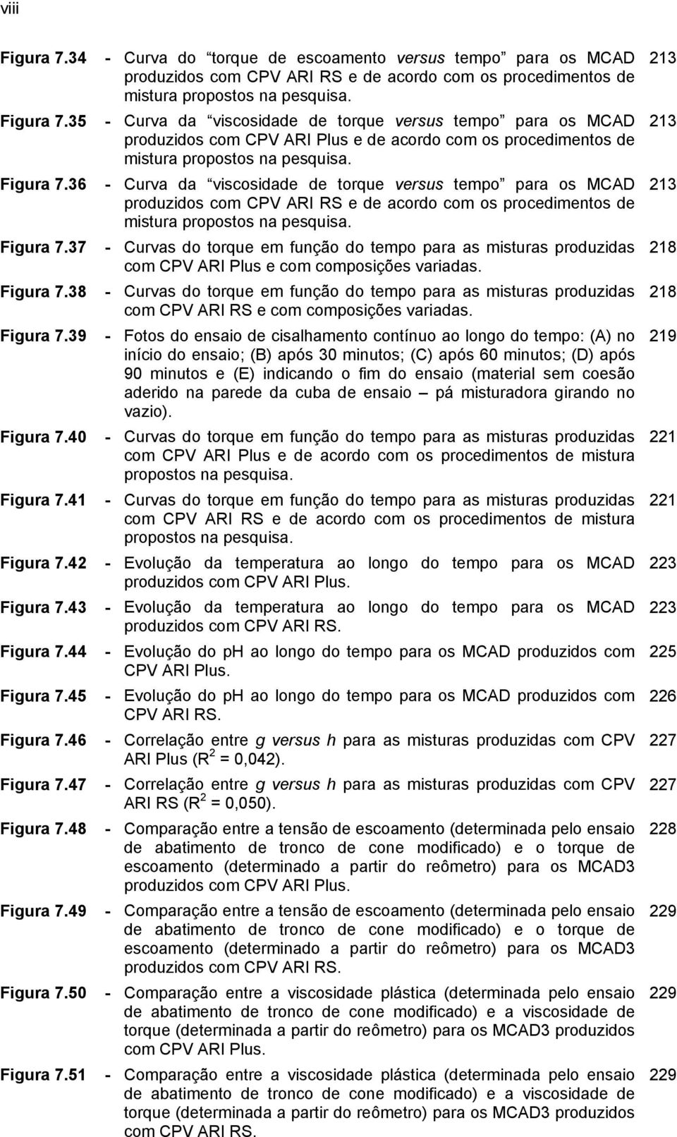 - Curva da viscosidade de torque versus tempo para os MCAD produzidos com CPV ARI Plus e de acordo com os procedimentos de mistura propostos na pesquisa.