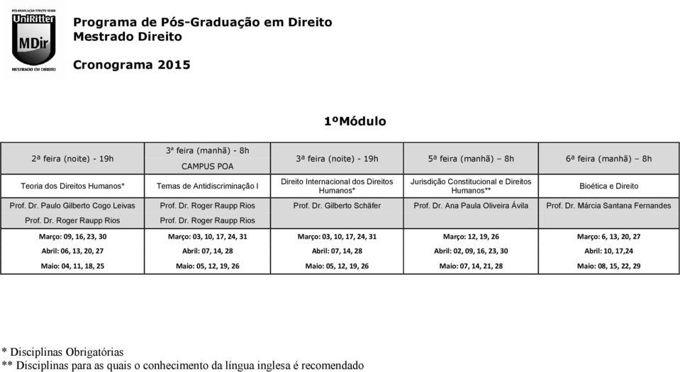 Paulo Gilberto Cogo Leivas Prof. Dr.