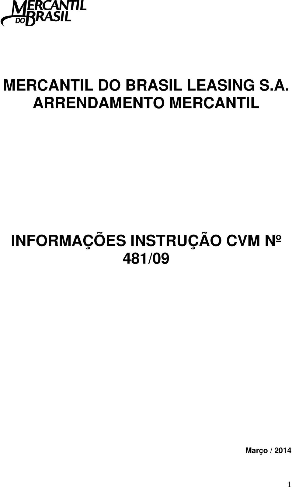 MERCANTIL INFORMAÇÕES