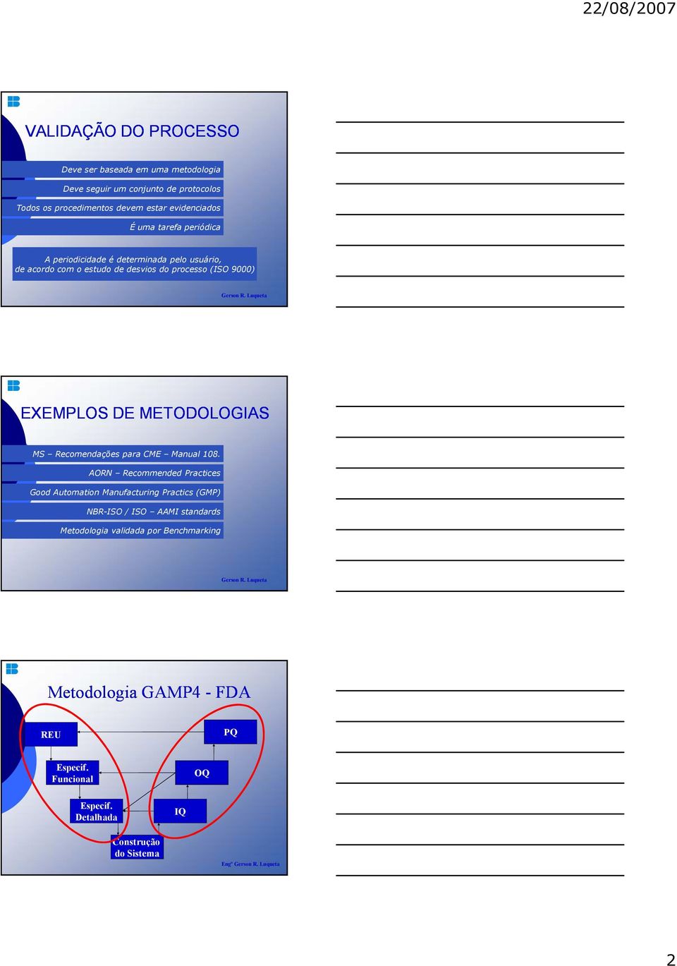 METODOLOGIAS MS Recomendações para CME Manual 108.