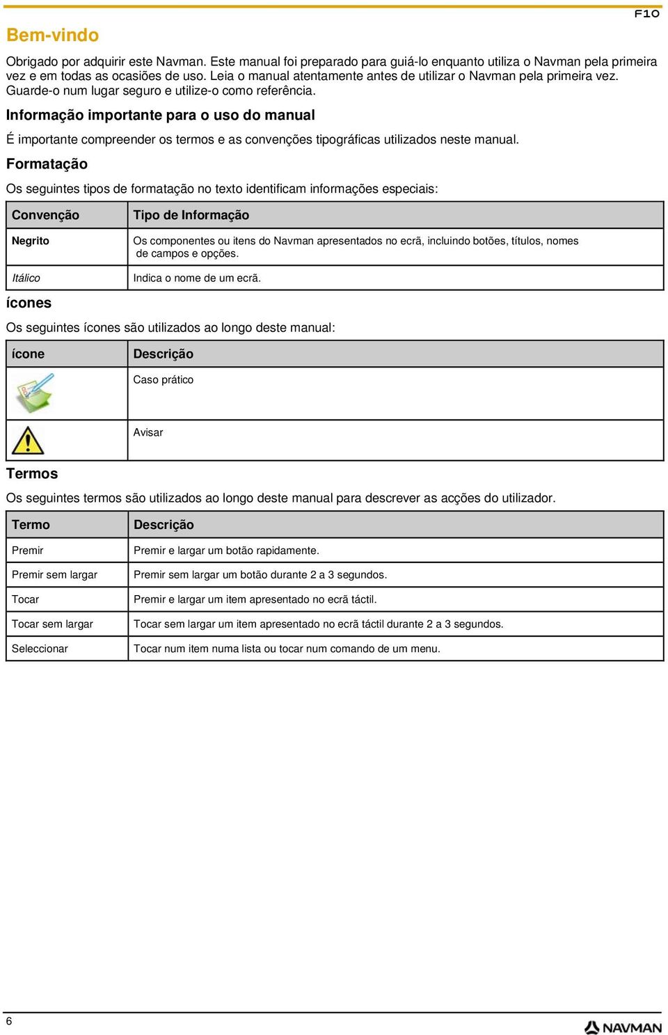 Informação importante para o uso do manual É importante compreender os termos e as convenções tipográficas utilizados neste manual.