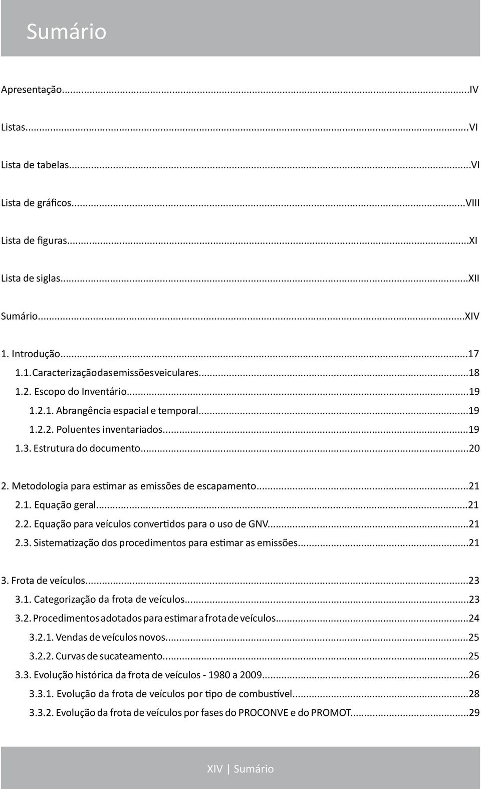 Metodologia para estimar as emissões de escapamento...21 2.1. Equação geral...21 2.2. Equação para veículos convertidos para o uso de GNV...21 2.3.