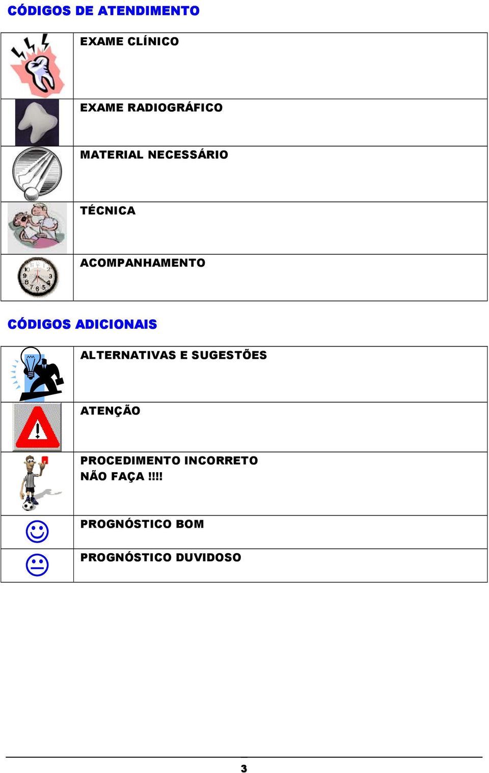 ADICIONAIS ALTERNATIVAS E SUGESTÕES ATENÇÃO PROCEDIMENTO