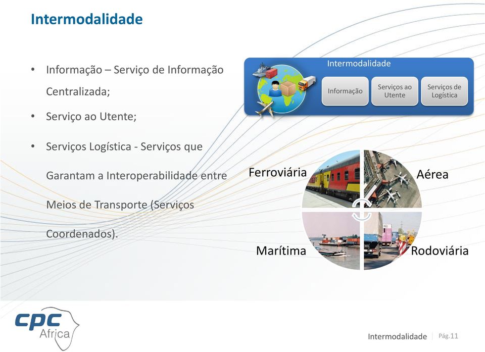 Logística - Serviços que Garantam a Interoperabilidade entre Meios de Transporte