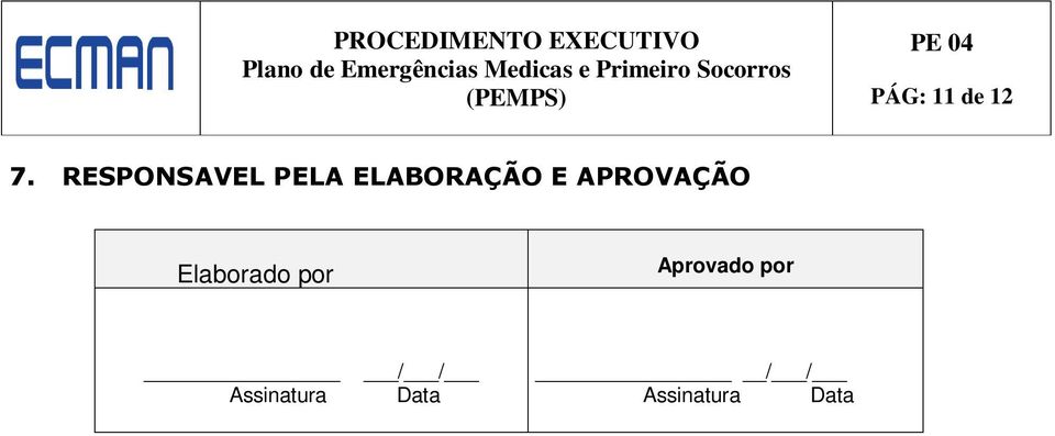 APROVAÇÃO Elaborado por