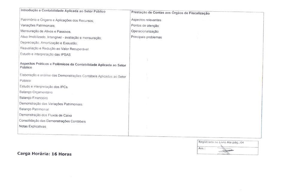 Estudo e interpretacào das IPSAS Prestacão de Contas aos Orgaos de Fiscalizacâo Aspectos refevantes Pontos de atenoao Operacionaliza0o Principals problemas Aspectos Praticos e Poldrnicos da