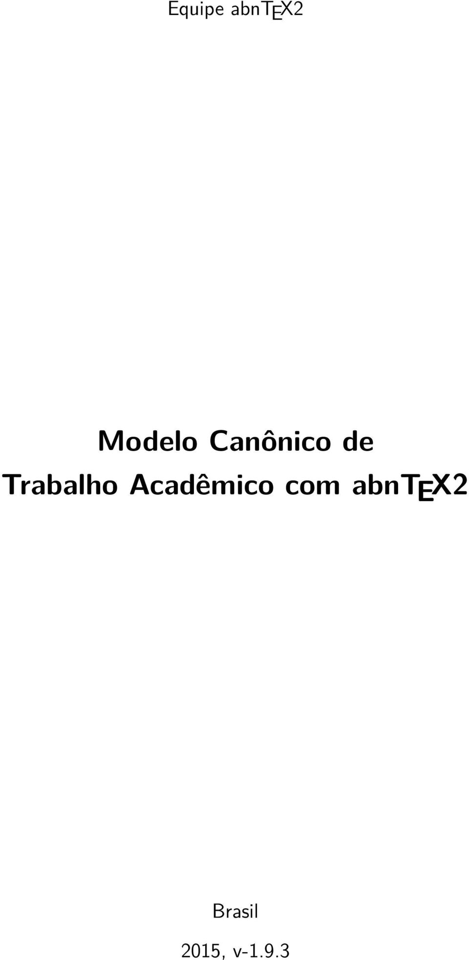 Acadêmico com abntex2