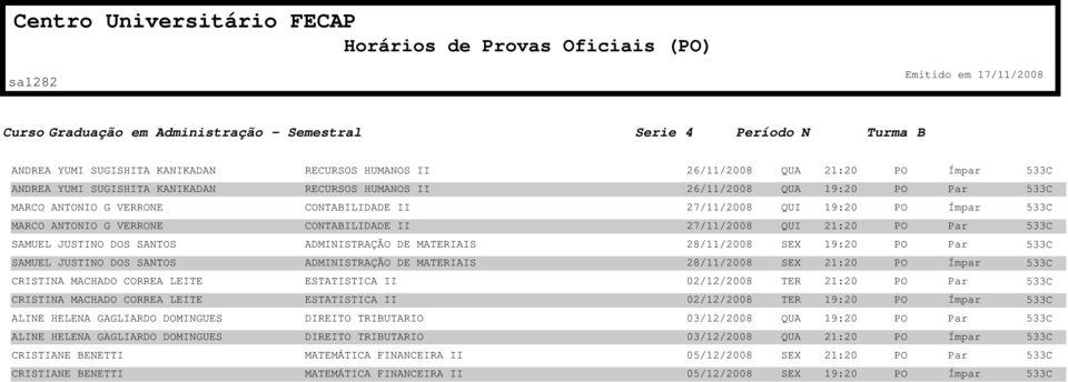 STOS DMIISTRÇÃO DE MIIS CRISTI MCHDO CORRE LEITE ESTTISTIC II CRISTI MCHDO CORRE LEITE ESTTISTIC II LIE HELE GGLIRDO DOMIGUES