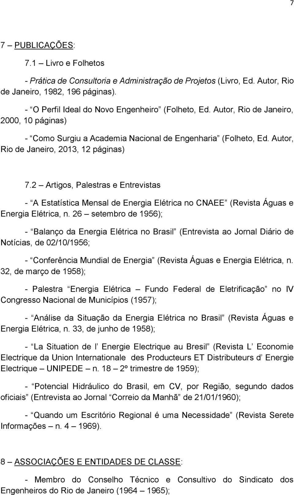 2 Artigos, Palestras e Entrevistas - A Estatística Mensal de Energia Elétrica no CNAEE (Revista Águas e Energia Elétrica, n.