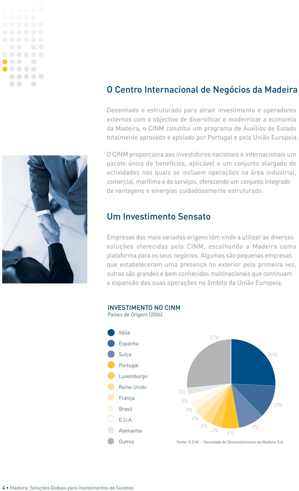 O CINM proporciona aos investidores nacionais e internacionais um pacote único de benefícios, aplicável a um conjunto alargado de actividades nas quais se incluem operações na área industrial,