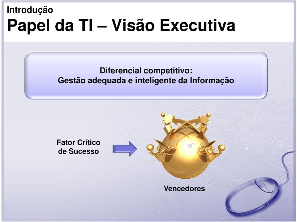 competitivo: Gestão adequada e inteligente