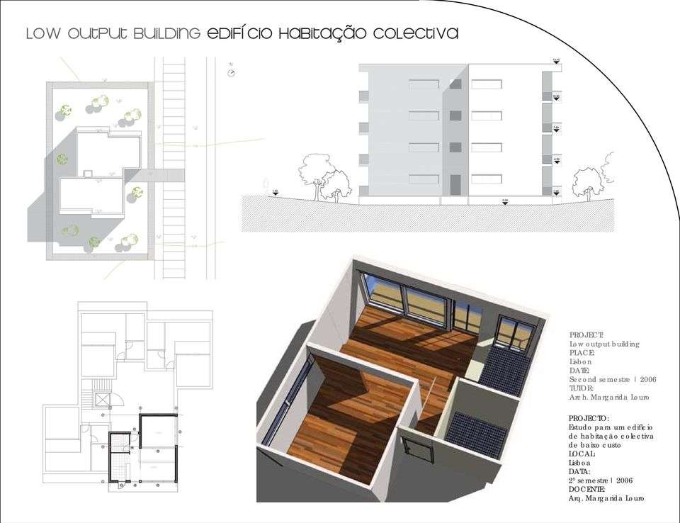 Margarida Louro Estudo para um edifício de habitação