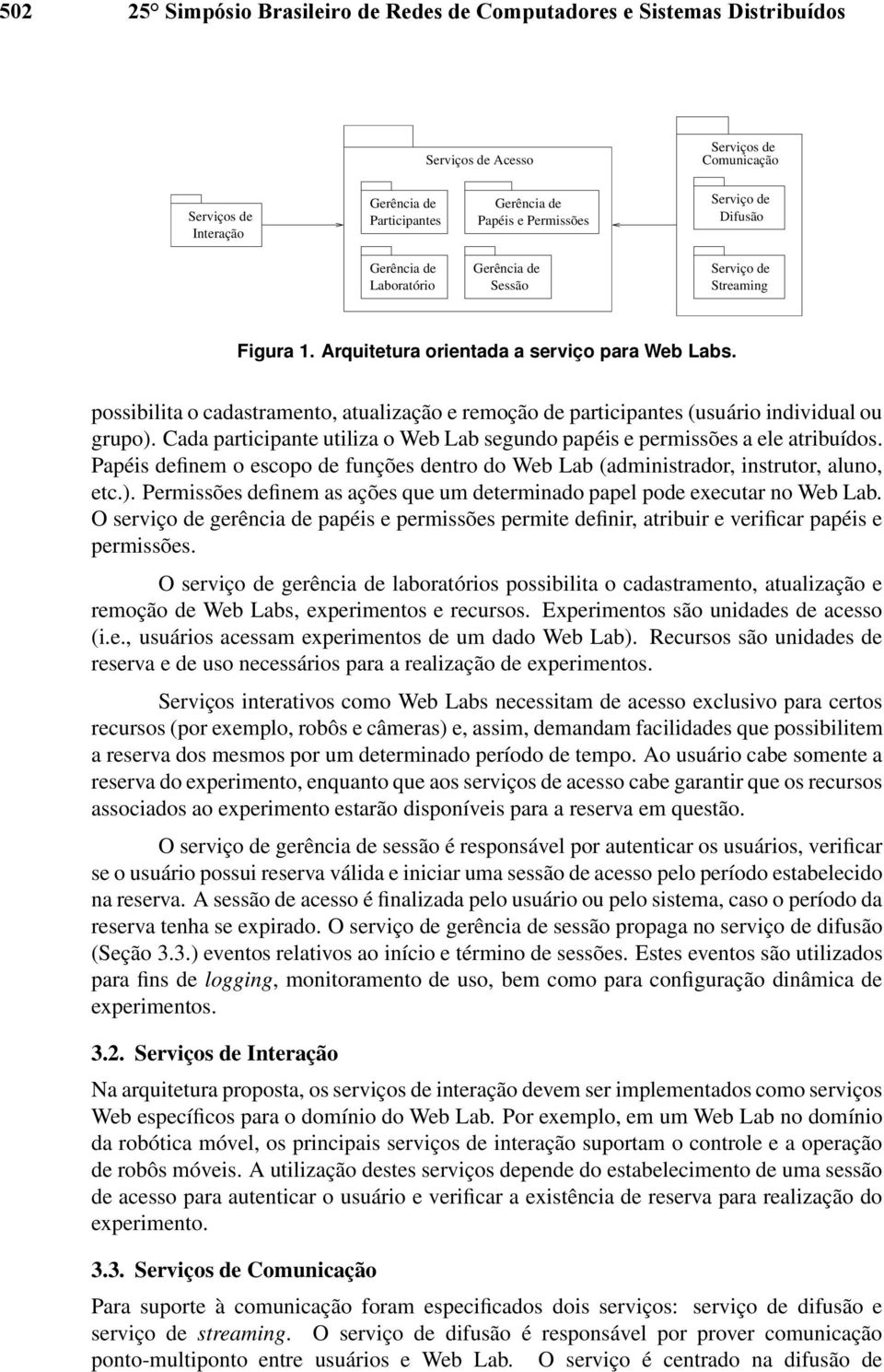 possibilita o cadastramento, atualização e remoção de participantes (usuário individual ou grupo). Cada participanteutilizao WebLab segundopapéis e permissõesa ele atribuídos.