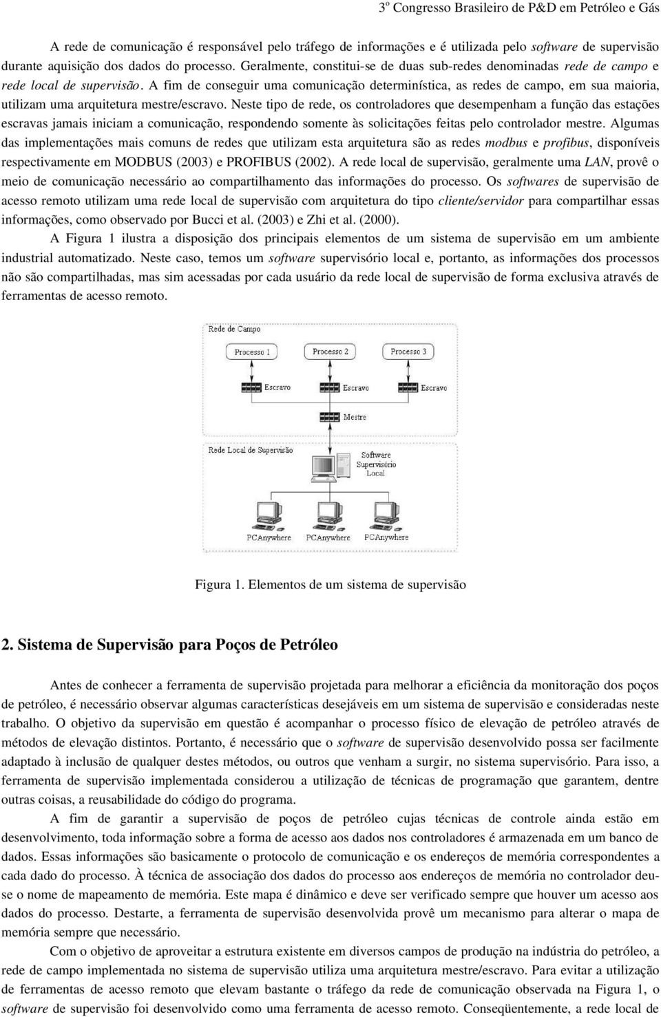 A fim de conseguir uma comunicação determinística, as redes de campo, em sua maioria, utilizam uma arquitetura mestre/escravo.