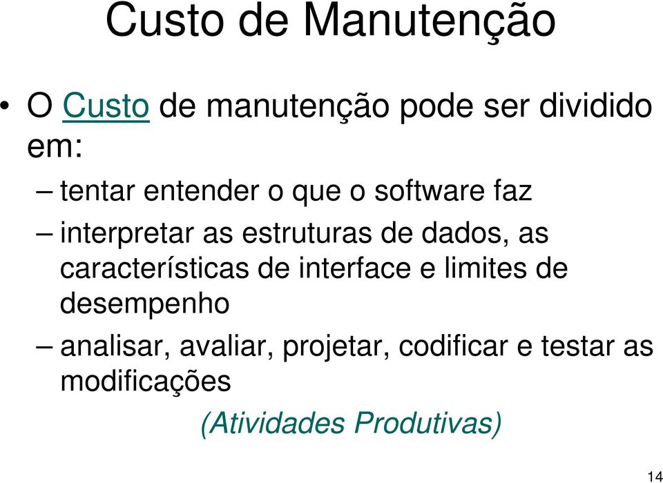 características de interface e limites de desempenho analisar,