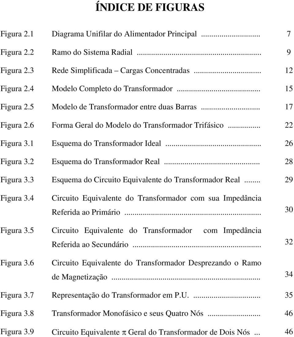 Esquem do Circuio Equivlee do Trsformdor Rel... 9 Figur.4 Figur.5 Figur.6 Circuio Equivlee do Trsformdor com su medâci Referid o Primário.