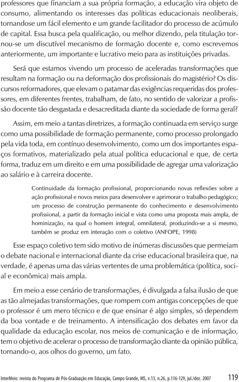 Educação, Campo Grande, MS, v.