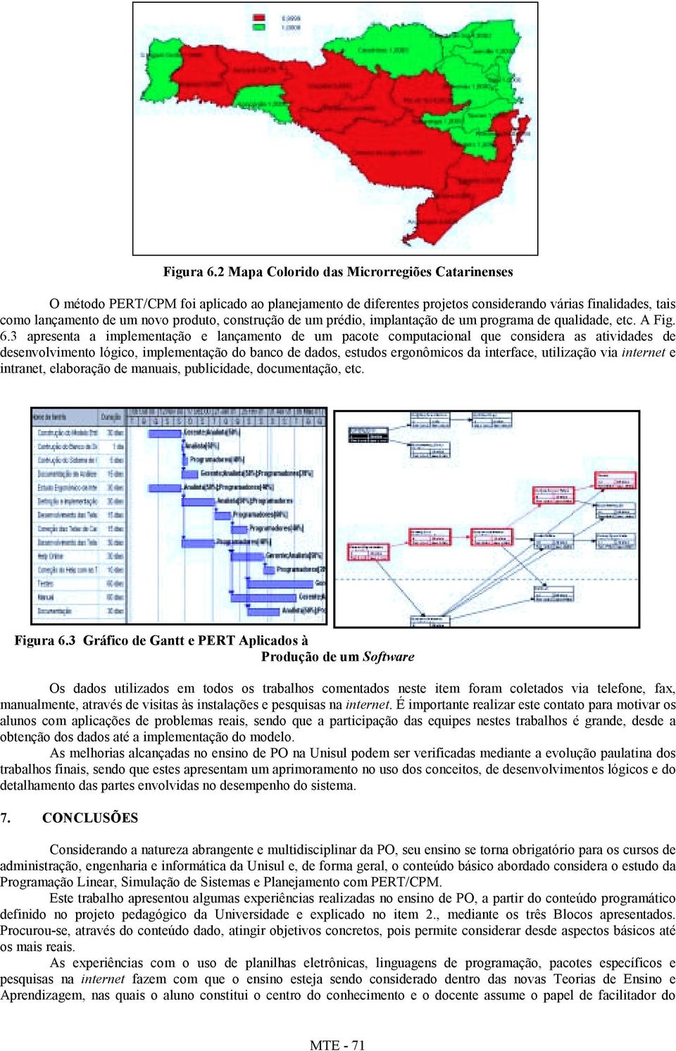 construção de um prédio, implantação de um programa de qualidade, etc. A Fig. 6.