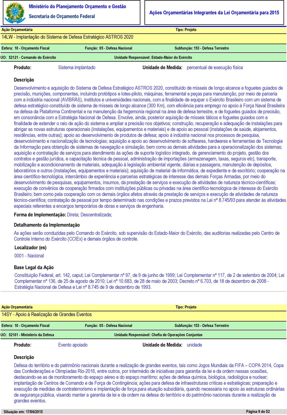 mísseis de longo alcance e foguetes guiados de precisão, munições, componentes, incluindo protótipos e lotes-piloto, máquinas, ferramental e peças para manutenção, por meio de parceria com a